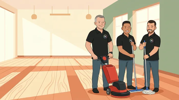 Bodenreinigung im Zürcher Oberland, Illustration von Multi Clean Service