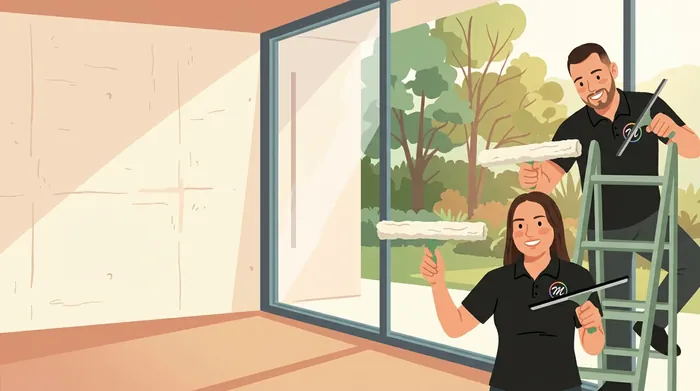 Fensterreinigung im Zürcher Oberland, Illustration von Multi Clean Service