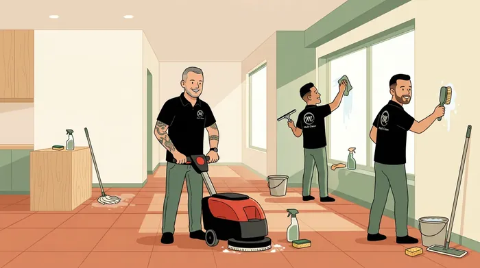 Grundreinigung im Zürcher Oberland, Illustration von Multi Clean Service