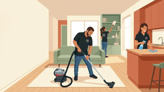 Unterhaltsreinigung Privat im Zürcher Oberland, Illustration von Multi Clean Service